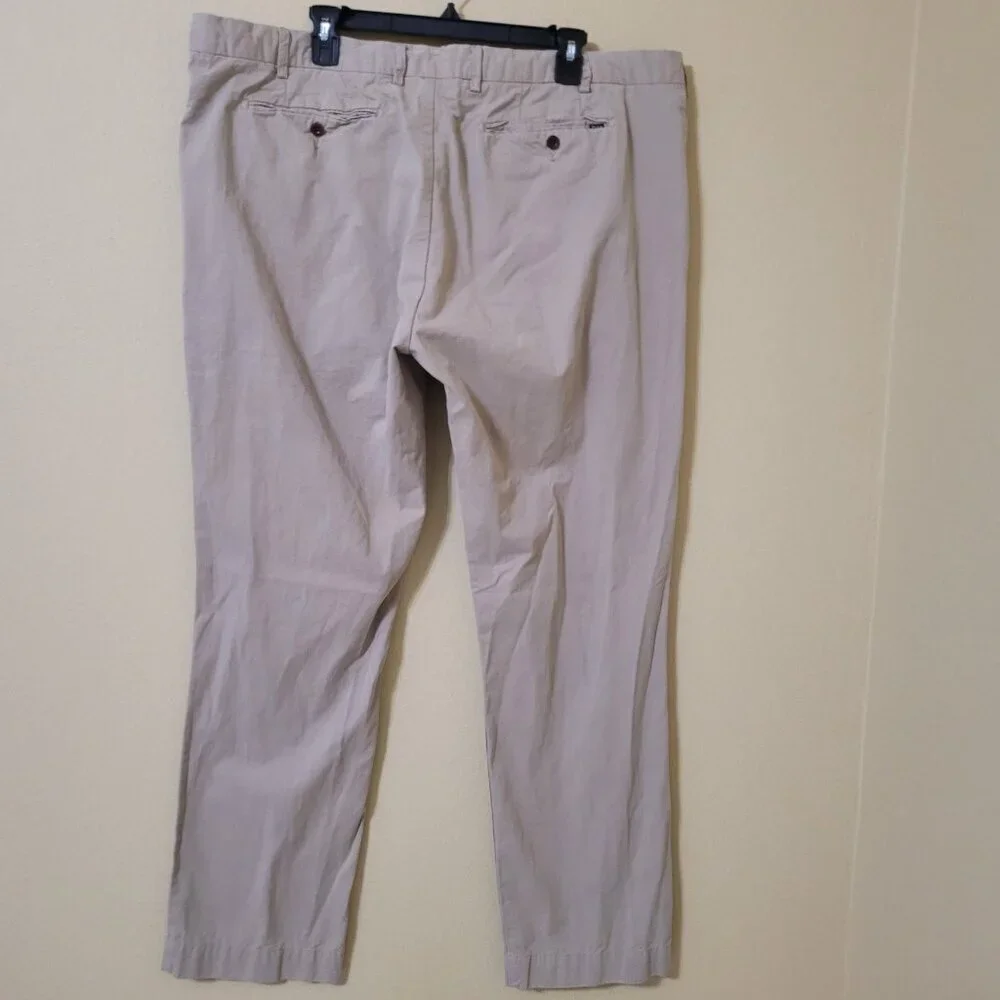 Polo By Ralph Lauren Mens Beige‎ Straight Fit Chinos Pants SZ 42/32 Cotton Blend